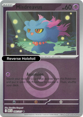 Misdreavus - 085/217 (Energy Symbol Pattern)