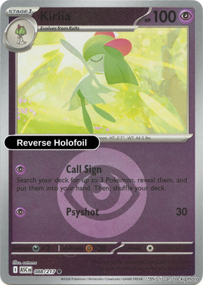 Kirlia (Energy Symbol Pattern)