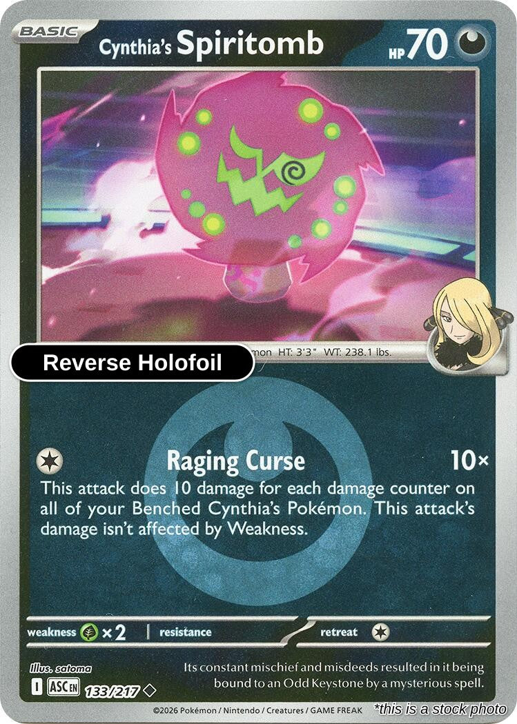 Cynthia's Spiritomb - 133/217 (Energy Symbol Pattern)