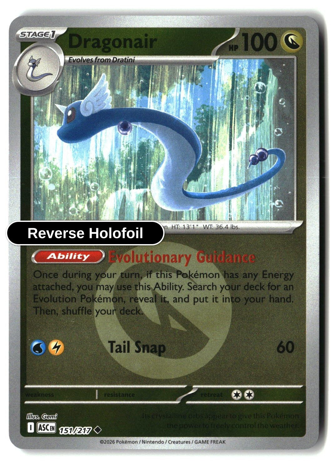 Dragonair (Energy Symbol Pattern)
