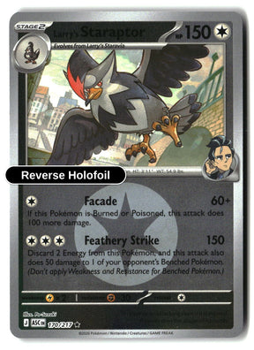 Larry's Staraptor - 170/217 (Energy Symbol Pattern)