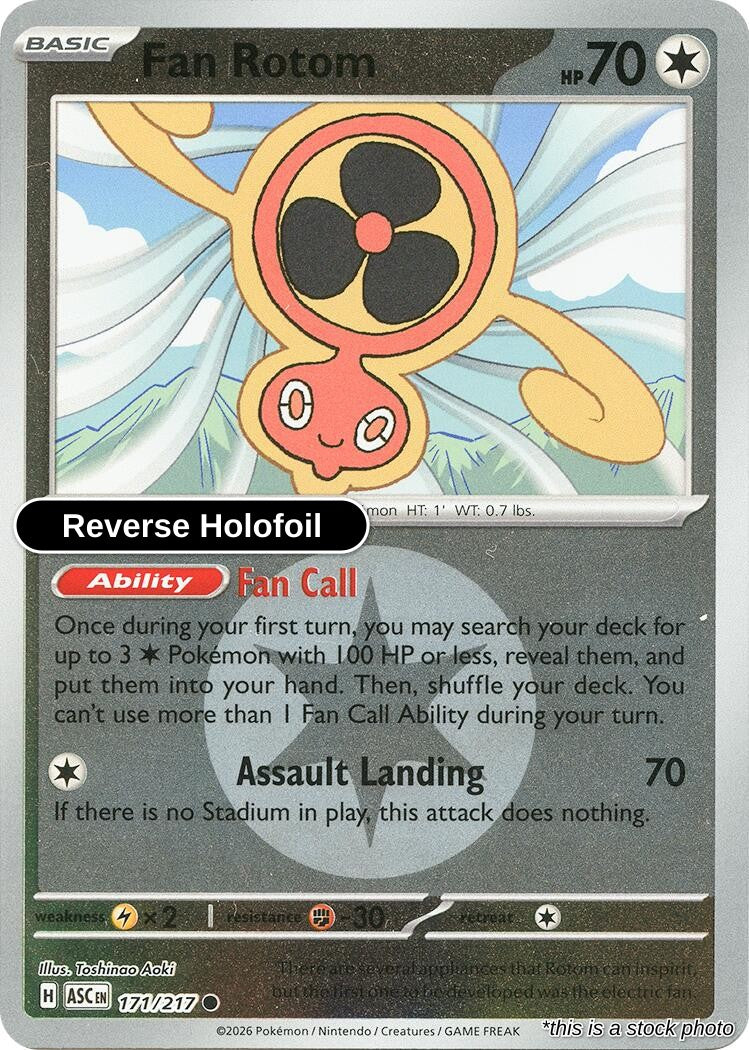 Fan Rotom - 171/217 (Energy Symbol Pattern)