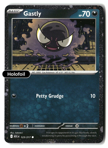 Gastly - 123/217 (Cosmos Holo)