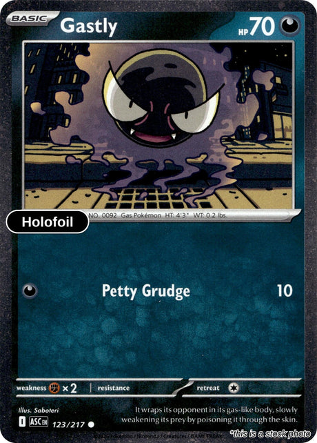 Gastly - 123/217 (Cosmos Holo)