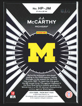 Load image into Gallery viewer, JJ McCarthy 2024 Prizm Draft Picks Hype Mojo Prizm /25 #HP-JM
