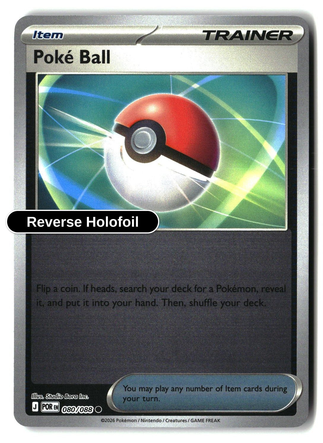 Poke Ball - 080/088 - [POR - ME03: Perfect Order] - Reverse Holofoil