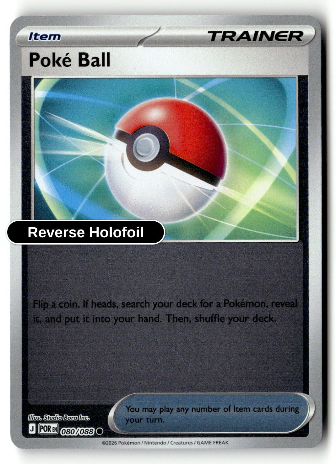Poke Ball - 080/088 - [POR - ME03: Perfect Order] - Reverse Holofoil