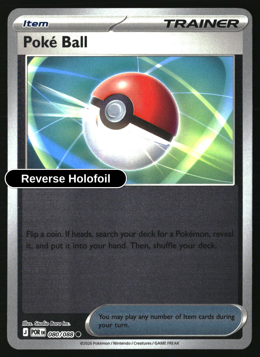 Poke Ball - 080/088 - [POR - ME03: Perfect Order] - Reverse Holofoil