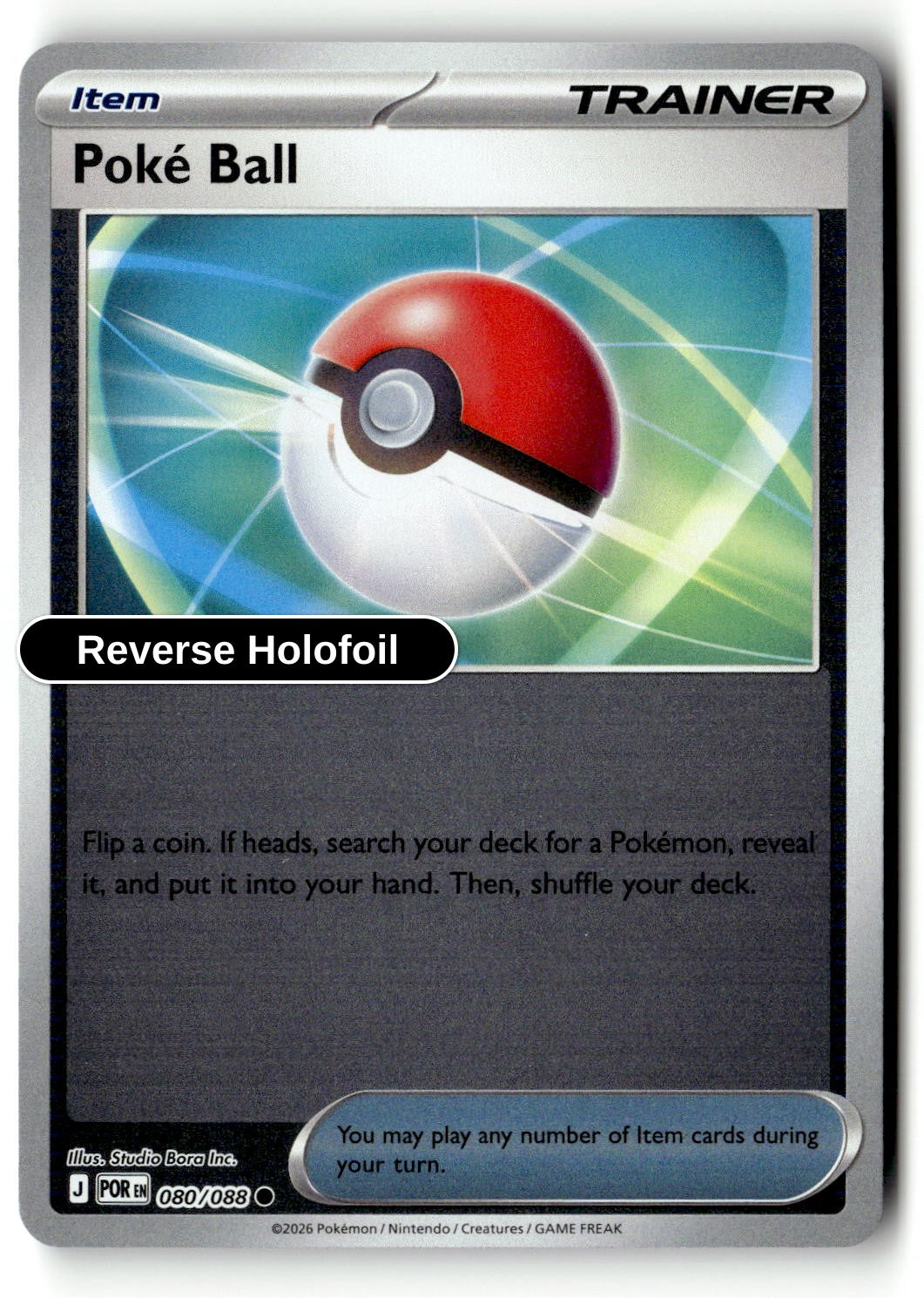 Poke Ball - 080/088 - [POR - ME03: Perfect Order] - Reverse Holofoil
