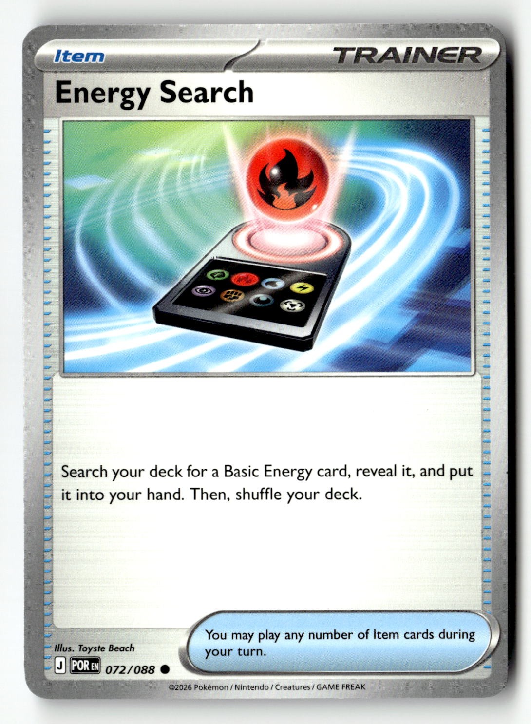 Energy Search - 072/088 - [POR - ME03: Perfect Order]