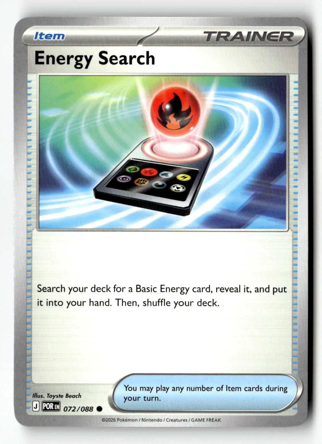 Energy Search - 072/088 - [POR - ME03: Perfect Order]