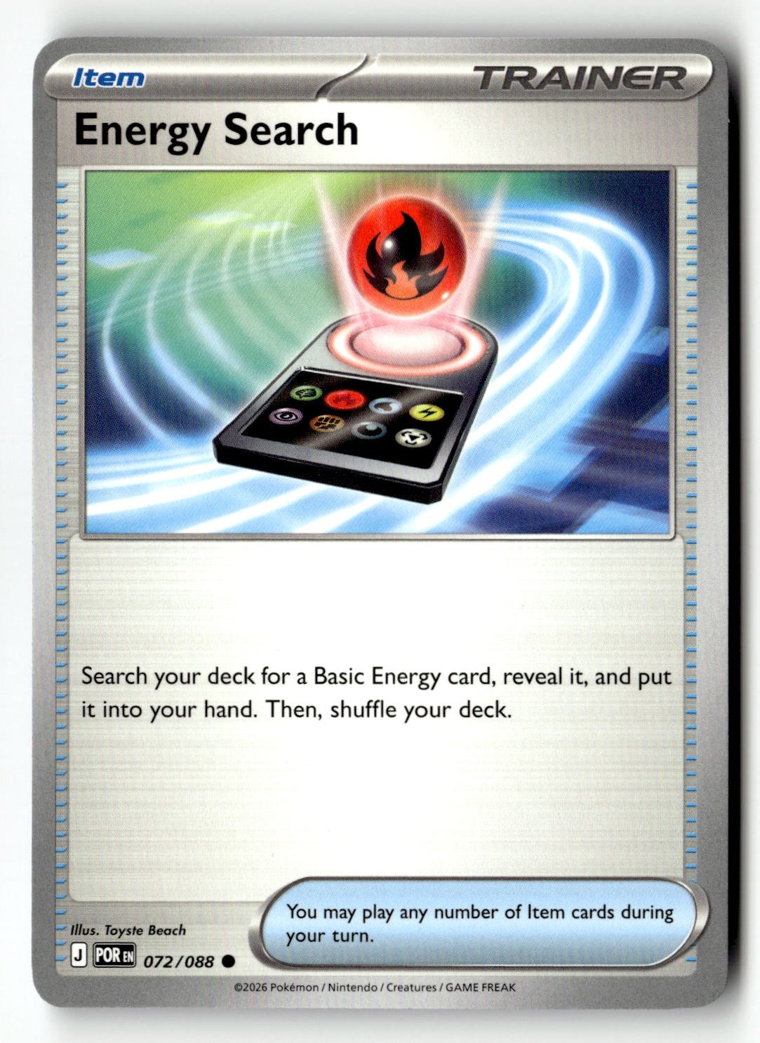 Energy Search - 072/088 - [POR - ME03: Perfect Order]