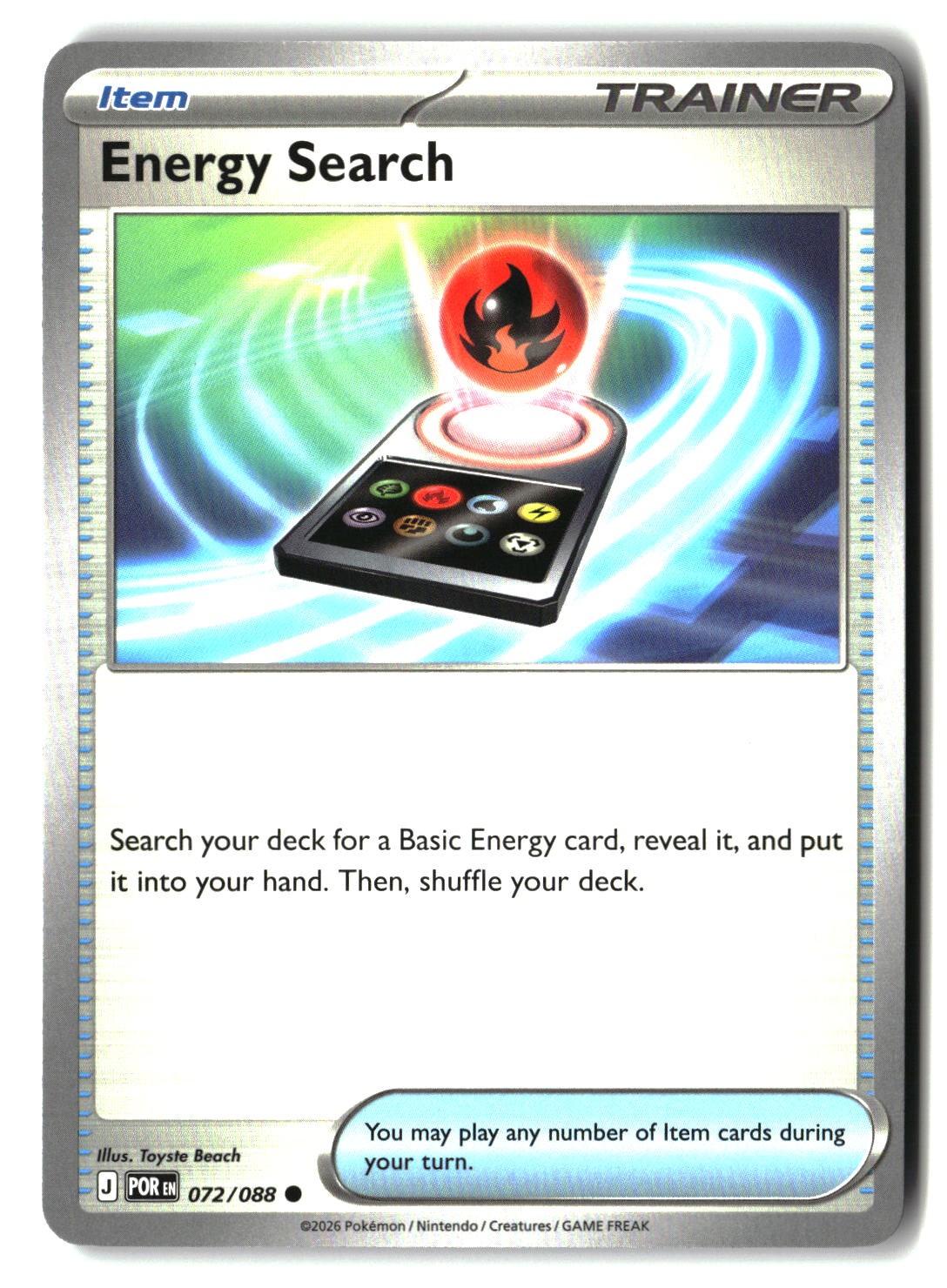 Energy Search - 072/088 - [POR - ME03: Perfect Order]