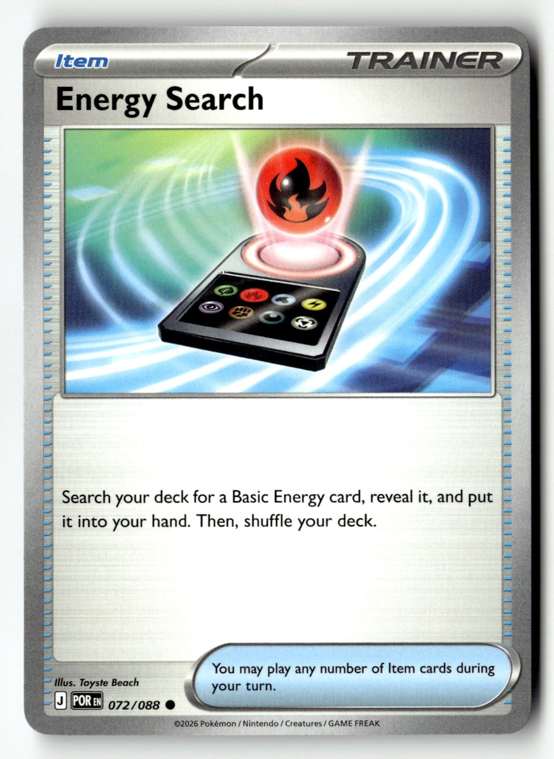 Energy Search - 072/088 - [POR - ME03: Perfect Order]