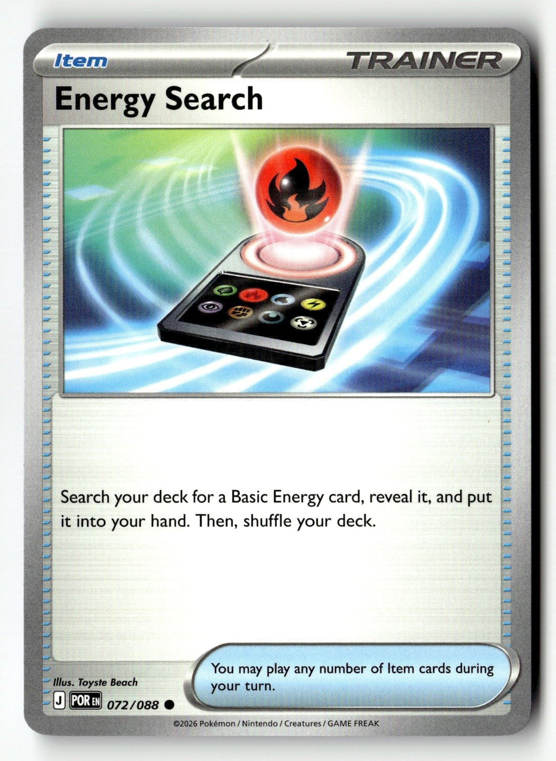 Energy Search - 072/088 - [POR - ME03: Perfect Order]