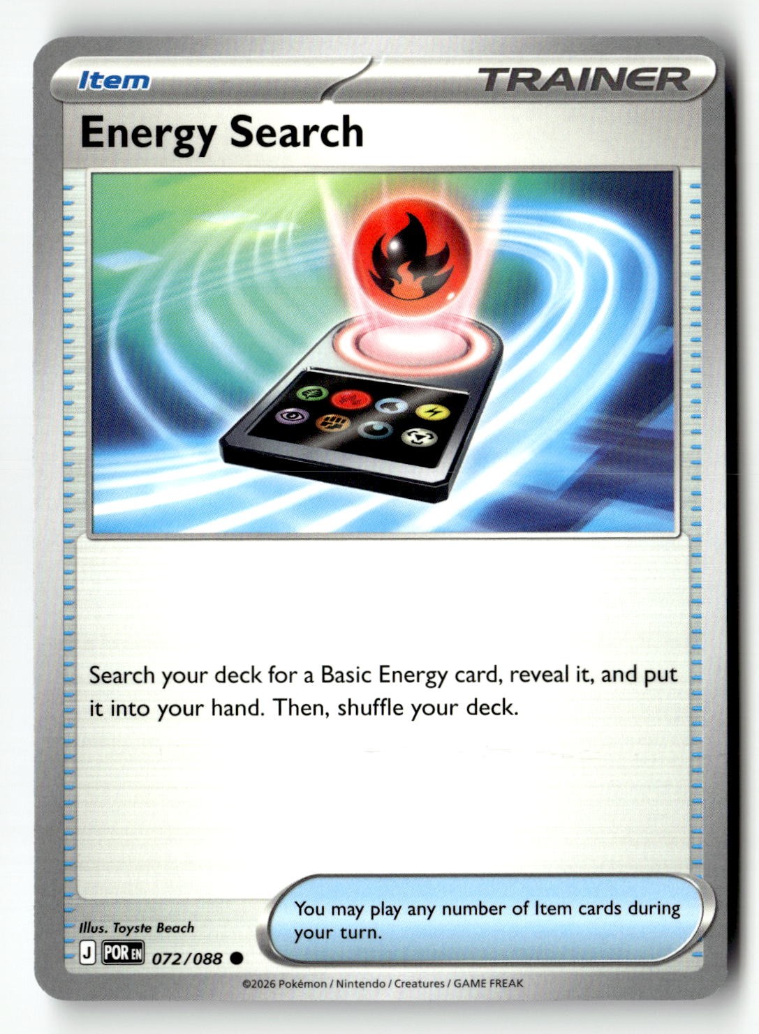 Energy Search - 072/088 - [POR - ME03: Perfect Order]