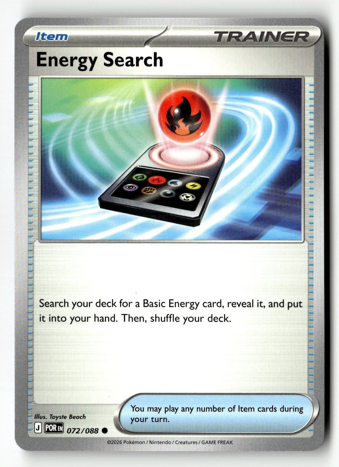 Energy Search - 072/088 - [POR - ME03: Perfect Order]