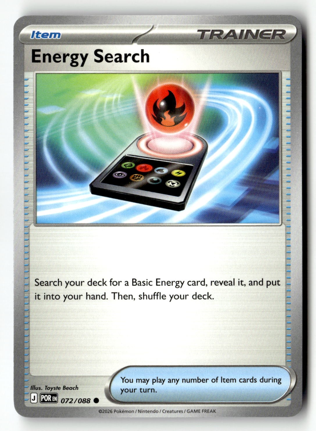 Energy Search - 072/088 - [POR - ME03: Perfect Order]