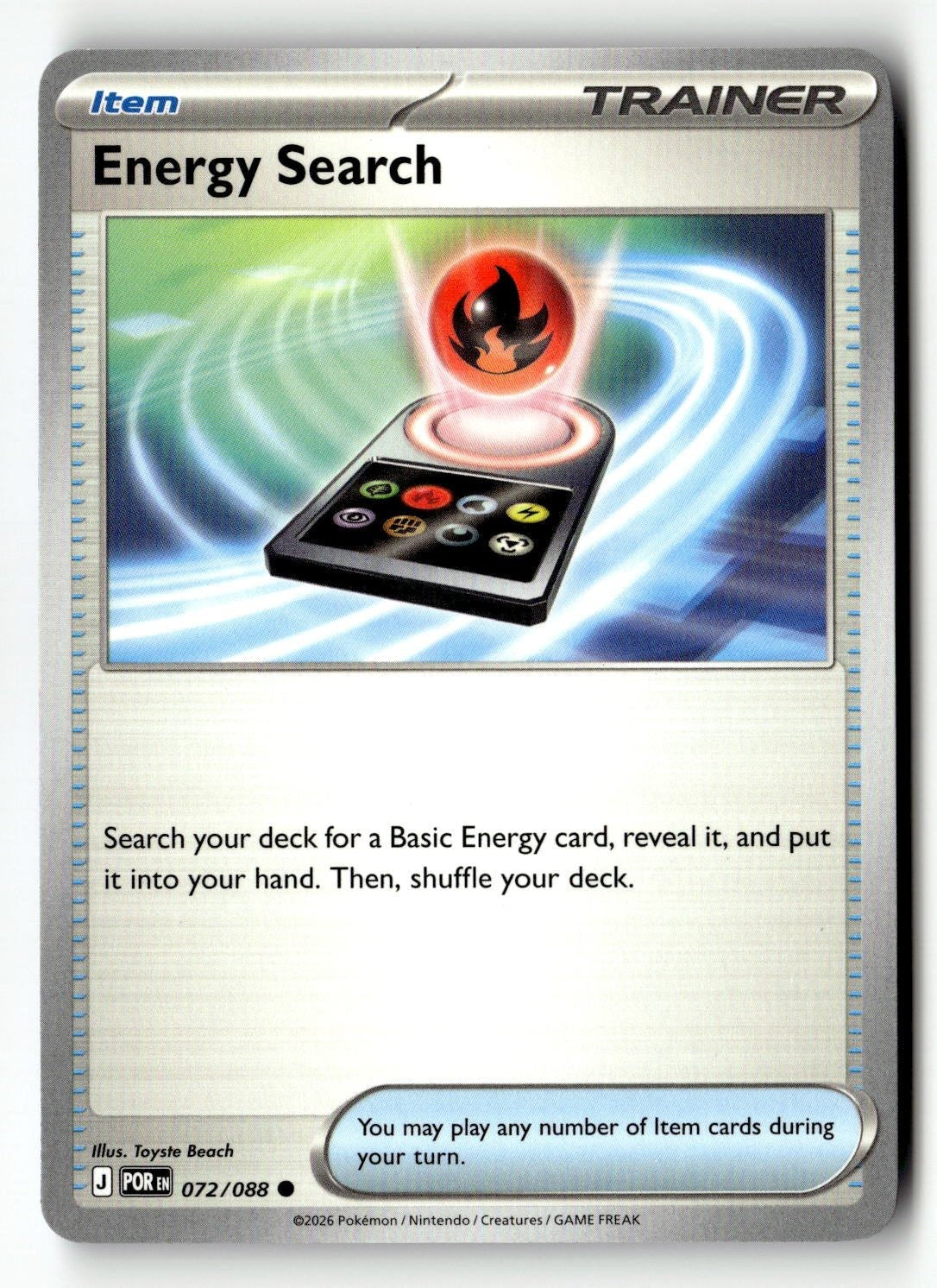 Energy Search - 072/088 - [POR - ME03: Perfect Order]