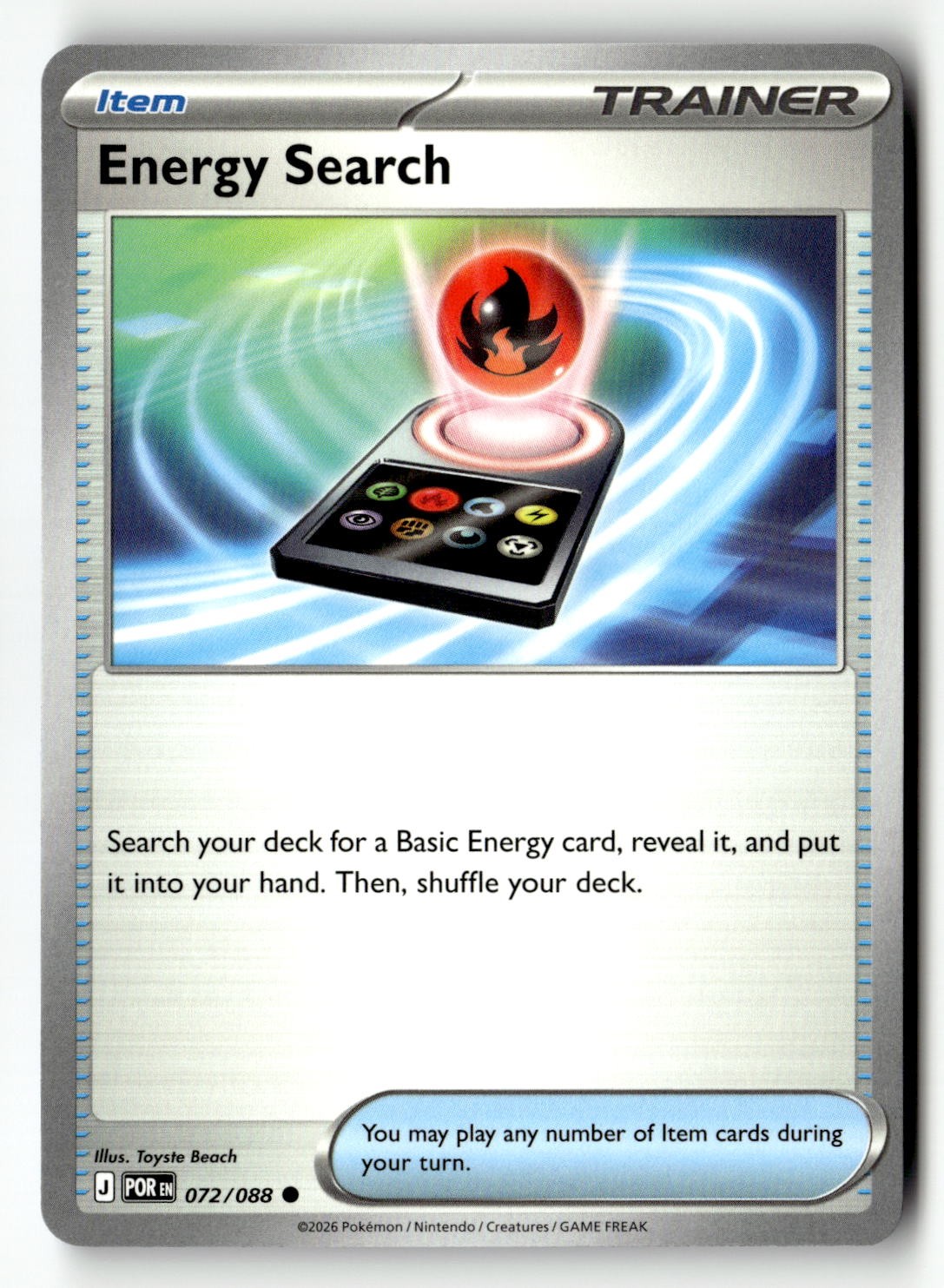 Energy Search - 072/088 - [POR - ME03: Perfect Order]