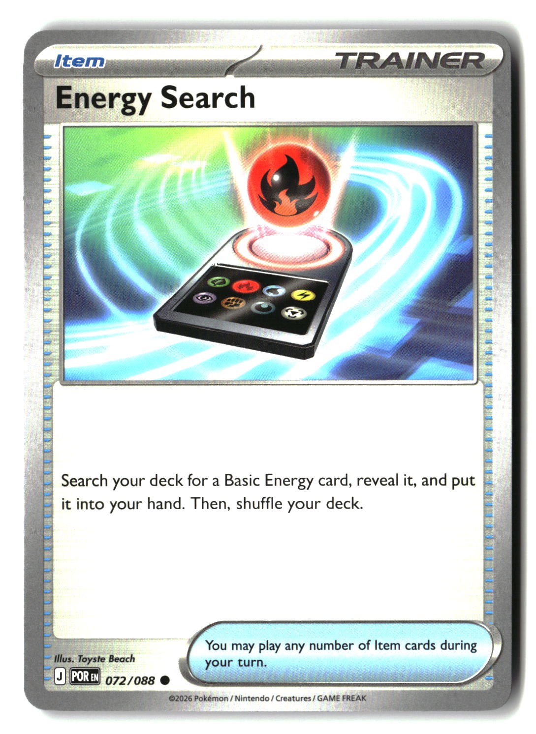 Energy Search - 072/088 - [POR - ME03: Perfect Order]