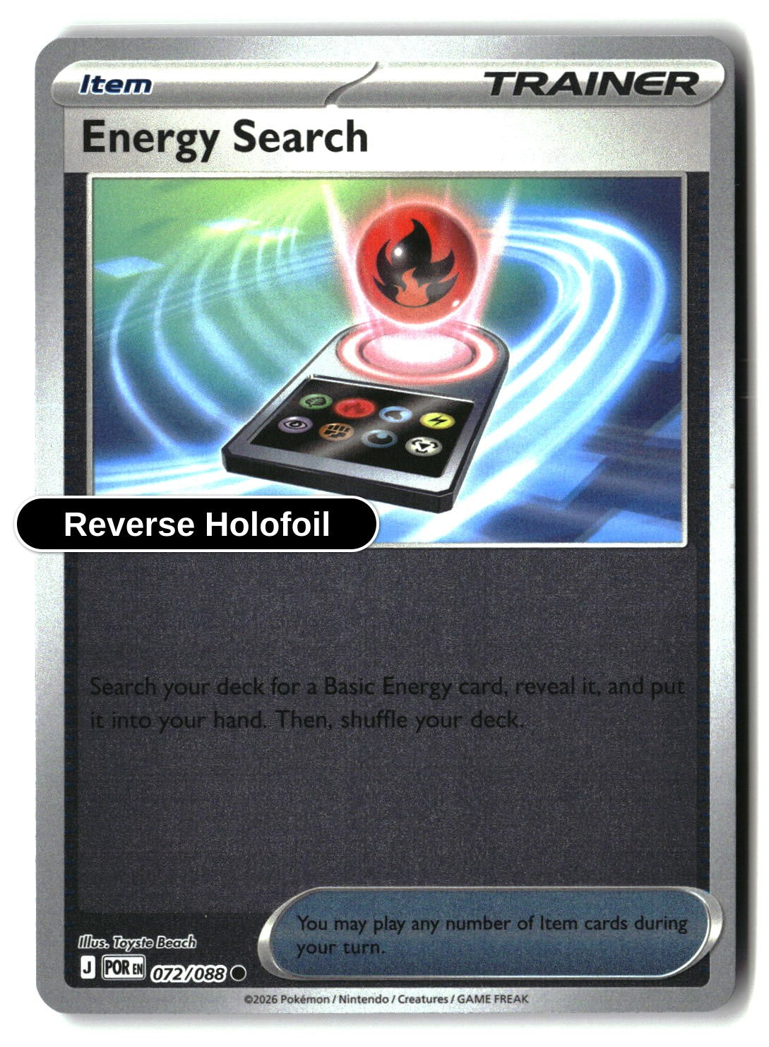 Energy Search - 072/088 - [POR - ME03: Perfect Order] - Reverse Holofoil