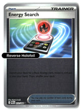 Energy Search - 072/088 - [POR - ME03: Perfect Order] - Reverse Holofoil
