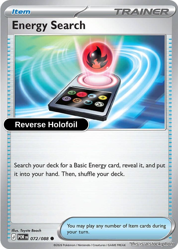 Energy Search - 072/088 - [POR - ME03: Perfect Order] - Reverse Holofoil
