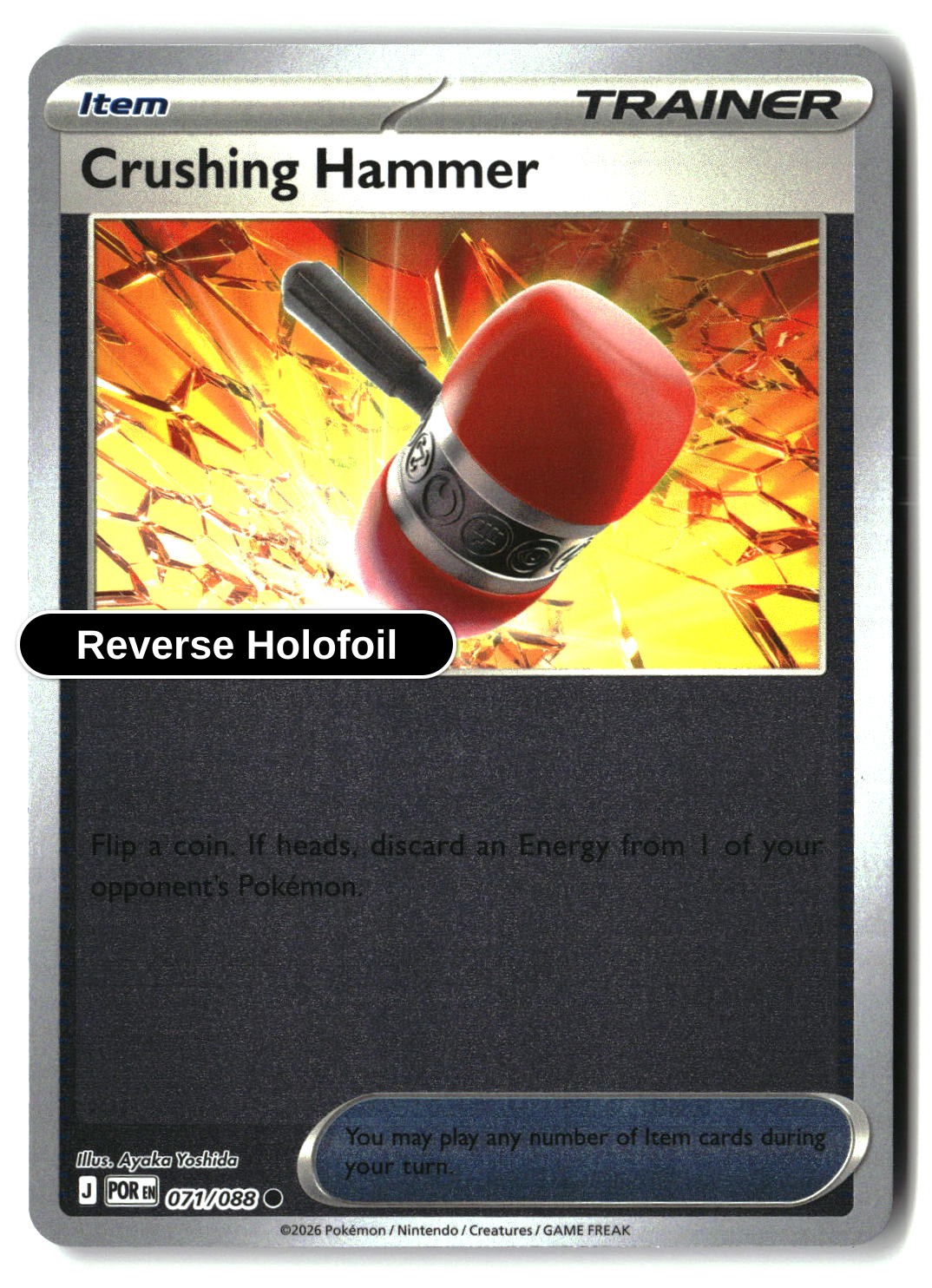 Crushing Hammer - 071/088 - [POR - ME03: Perfect Order] - Reverse Holofoil