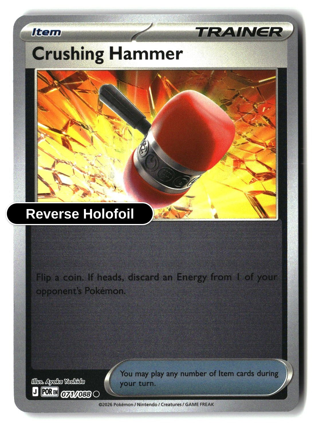 Crushing Hammer - 071/088 - [POR - ME03: Perfect Order] - Reverse Holofoil