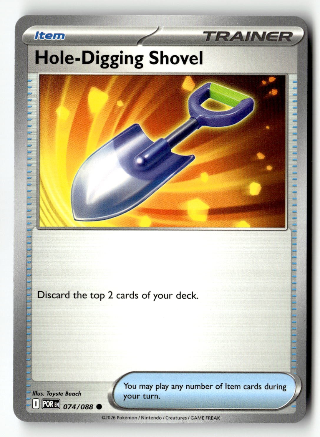 Hole-Digging Shovel - 074/088 - [POR - ME03: Perfect Order]