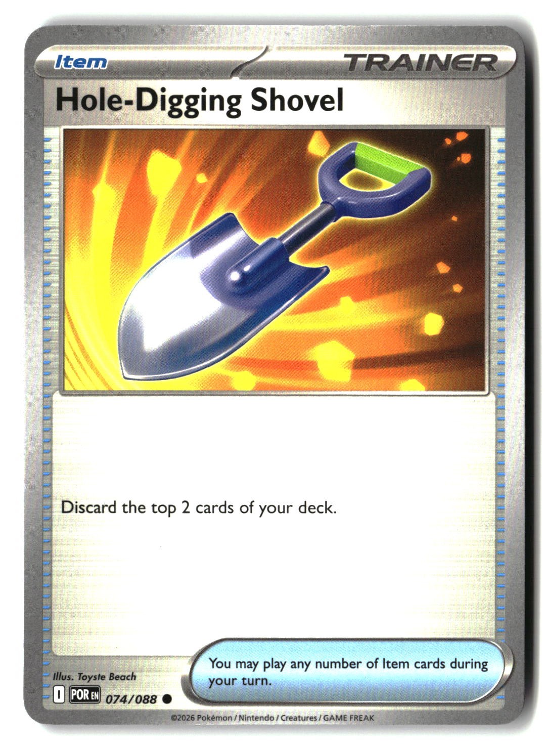 Hole-Digging Shovel - 074/088 - [POR - ME03: Perfect Order]
