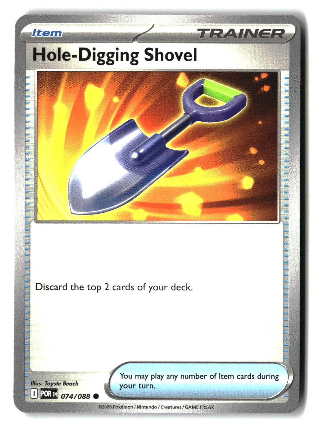 Hole-Digging Shovel - 074/088 - [POR - ME03: Perfect Order]