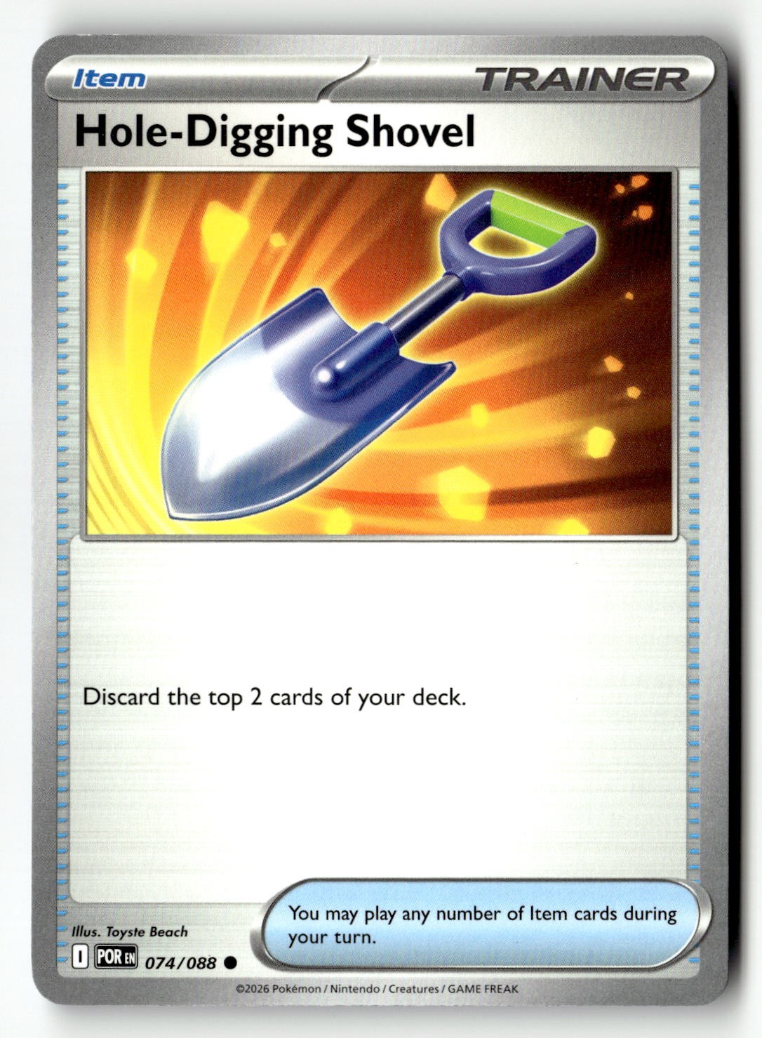 Hole-Digging Shovel - 074/088 - [POR - ME03: Perfect Order]