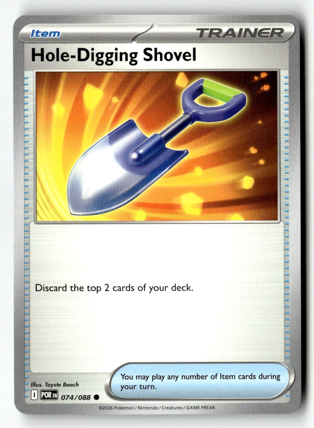 Hole-Digging Shovel - 074/088 - [POR - ME03: Perfect Order]
