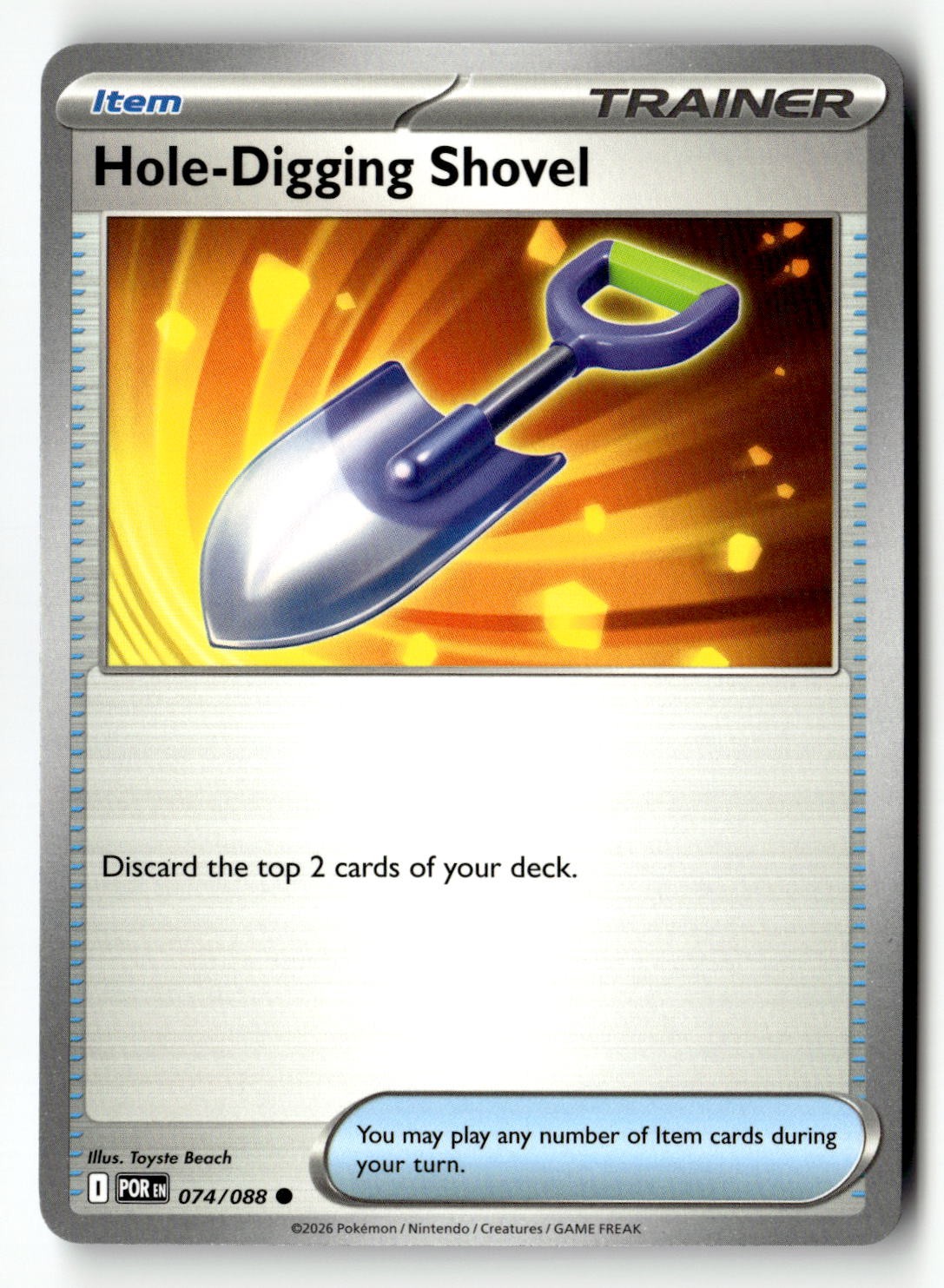 Hole-Digging Shovel - 074/088 - [POR - ME03: Perfect Order]