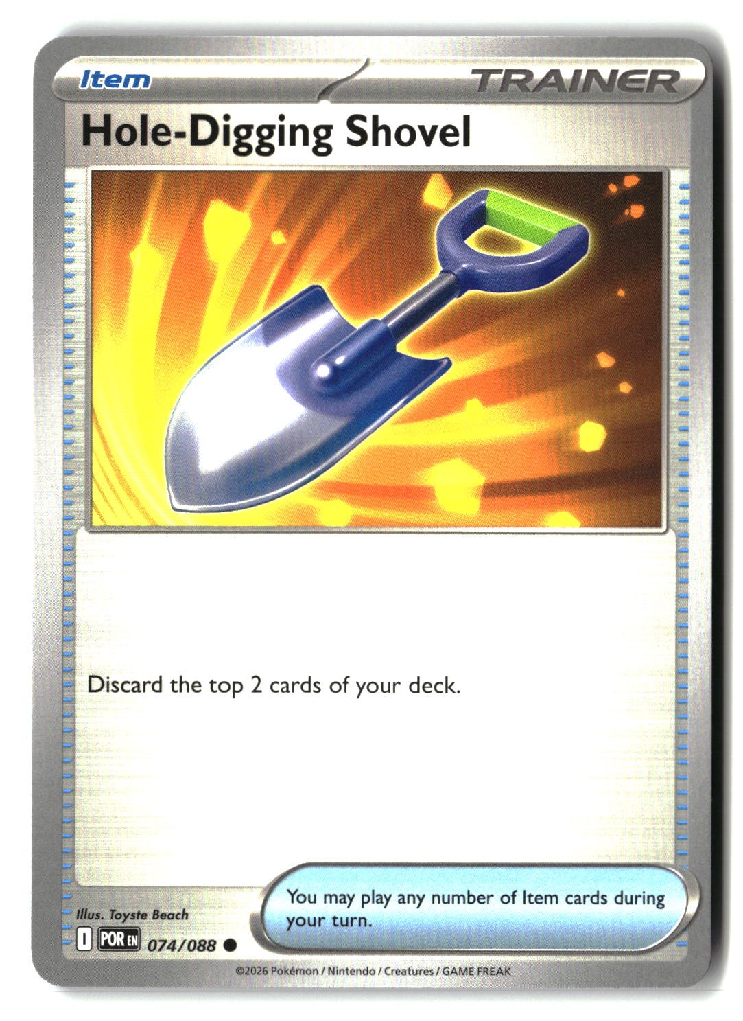 Hole-Digging Shovel - 074/088 - [POR - ME03: Perfect Order]
