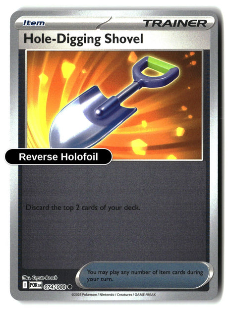 Hole-Digging Shovel - 074/088 - [POR - ME03: Perfect Order] - Reverse Holofoil