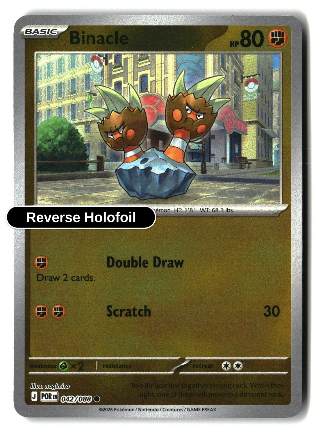 Binacle - 042/088 - [POR - ME03: Perfect Order] - Reverse Holofoil