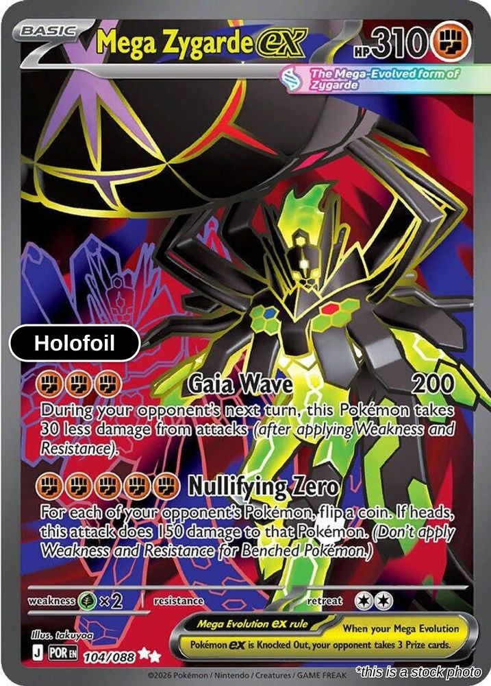 Mega Zygarde ex - 104/088