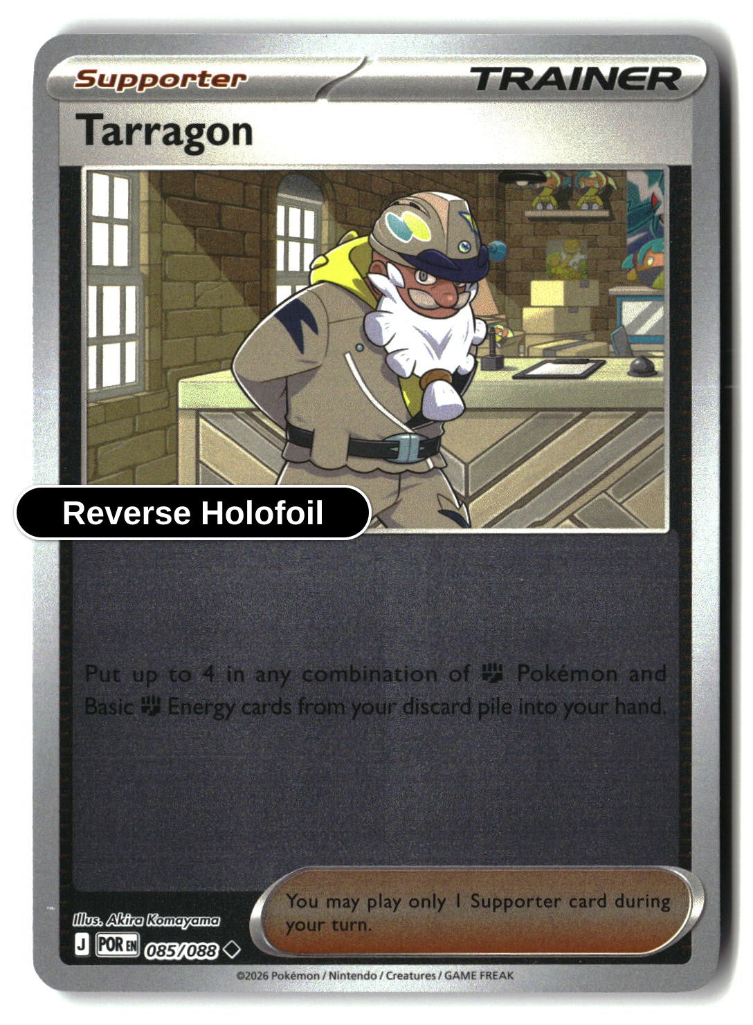 Tarragon - 085/088 - [POR - ME03: Perfect Order] - Reverse Holofoil