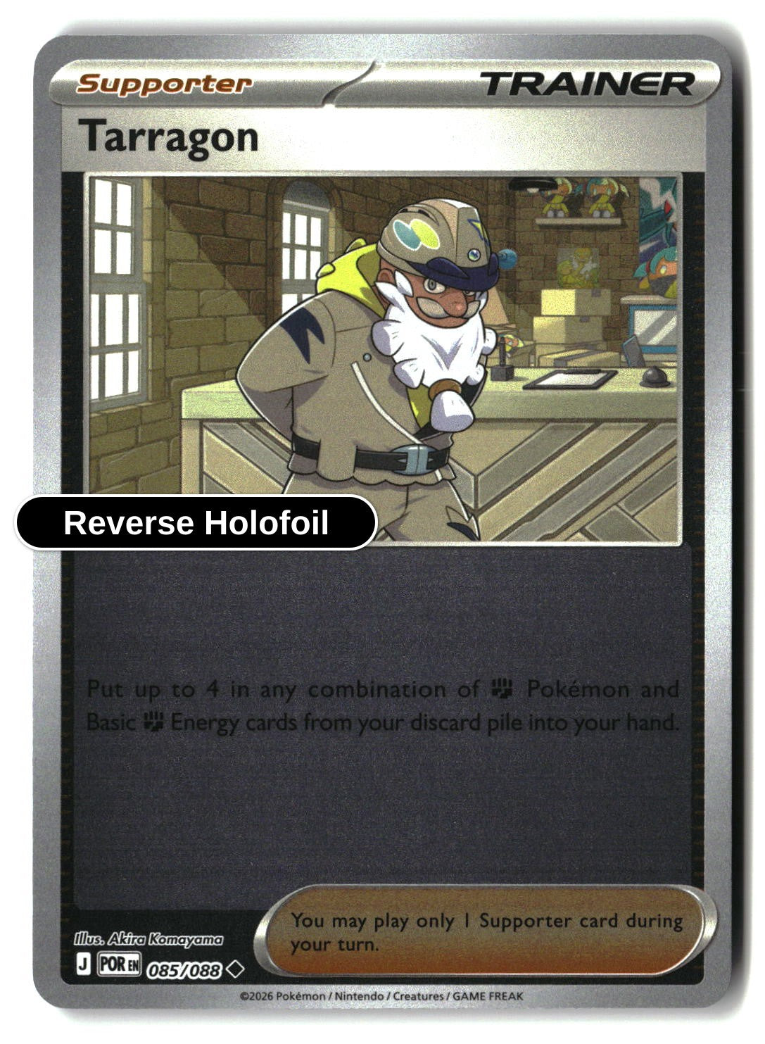 Tarragon - 085/088 - [POR - ME03: Perfect Order] - Reverse Holofoil
