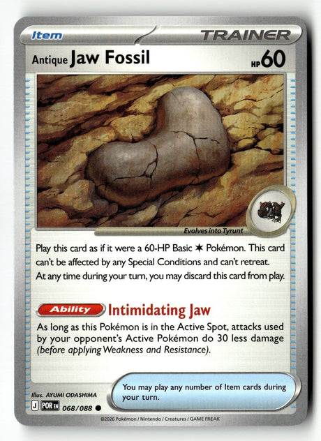 Antique Jaw Fossil - 068/088 - [POR - ME03: Perfect Order]