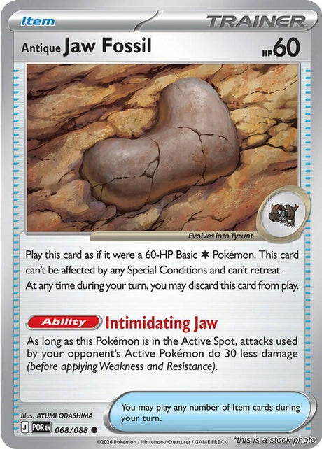 Antique Jaw Fossil - 068/088 - [POR - ME03: Perfect Order]