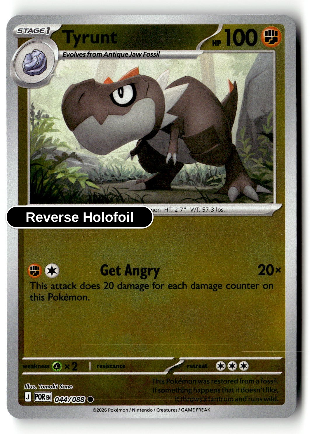Tyrunt - 044/088 - [POR - ME03: Perfect Order] - Reverse Holofoil
