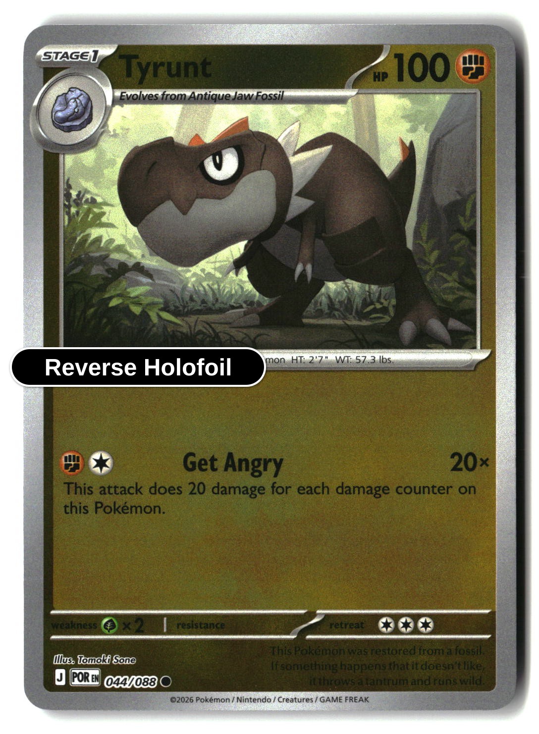 Tyrunt - 044/088 - [POR - ME03: Perfect Order] - Reverse Holofoil
