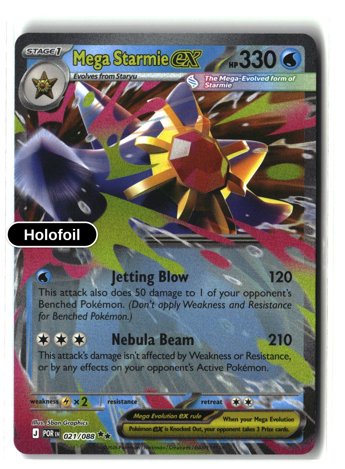 Mega Starmie ex - 021/088