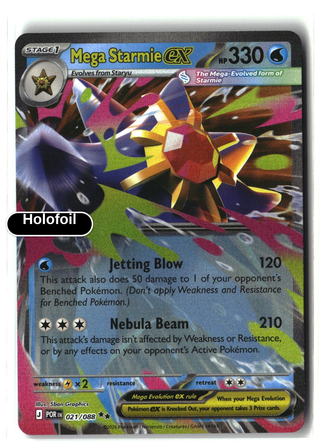 Mega Starmie ex - 021/088