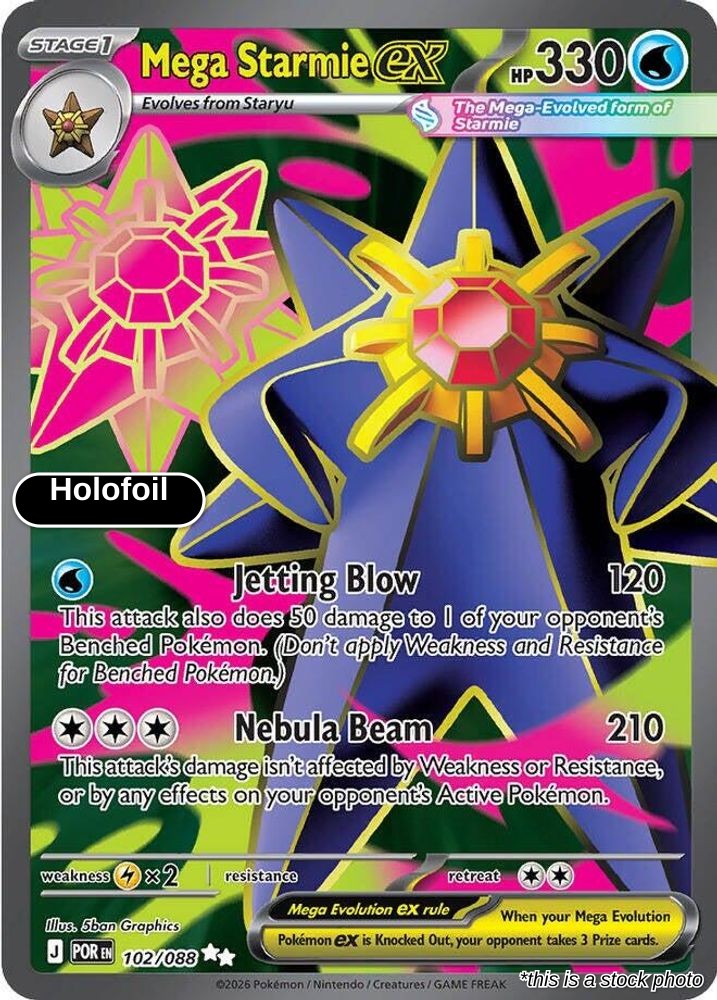 Mega Starmie ex - 102/088