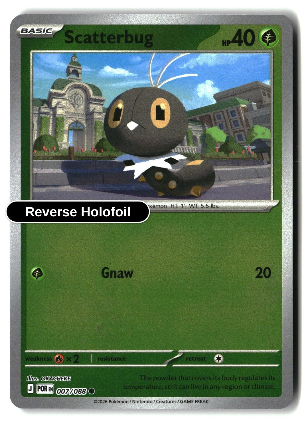Scatterbug - 007/088 - [POR - ME03: Perfect Order] - Reverse Holofoil
